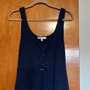 Long blue casual dress size L